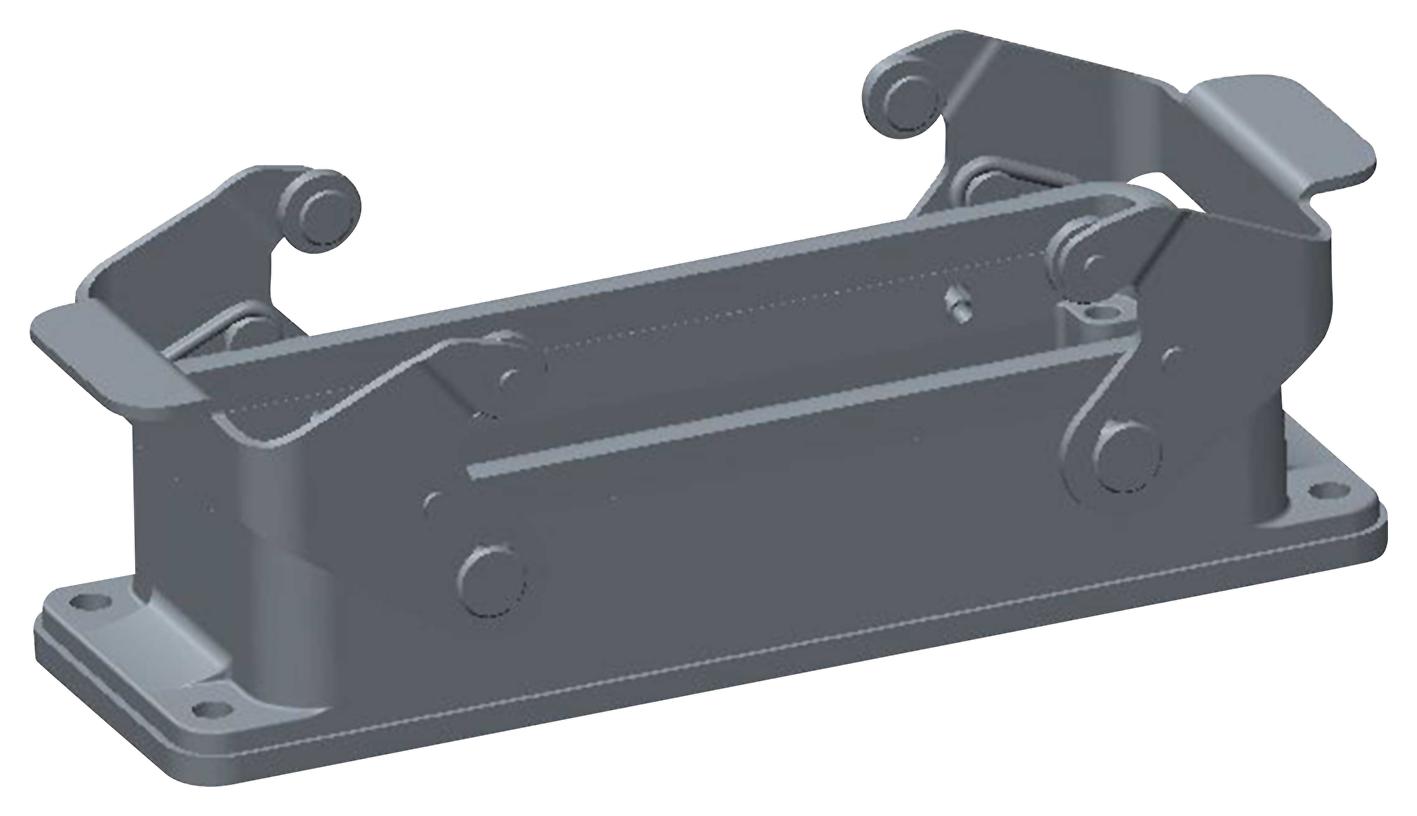 Te Connectivity T1410241000-000 Heavy Duty Housing, 24B, 2 Lever, Alum