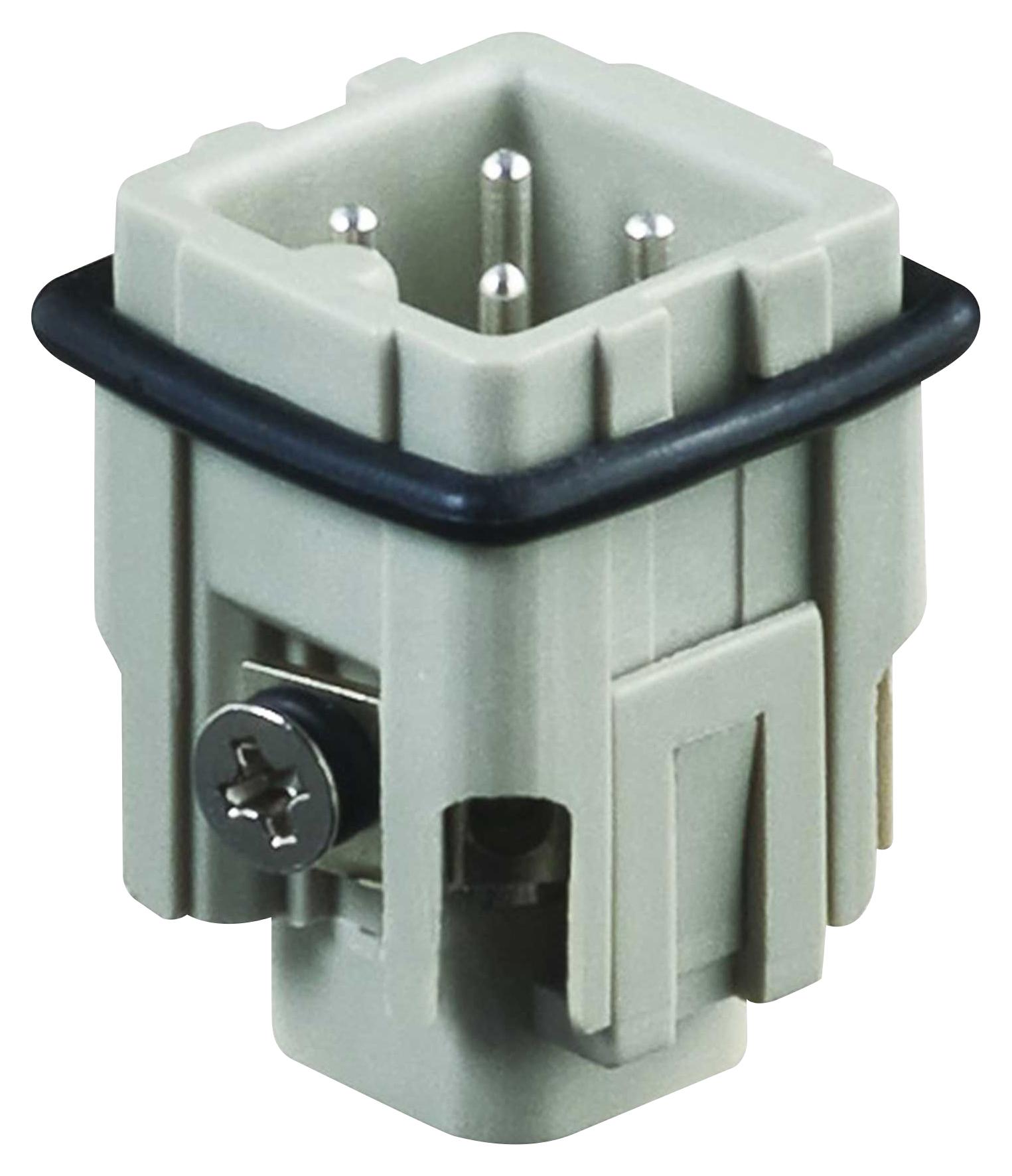 Te Connectivity T2010032101-000 Heavy Duty Insert, Plug, 3+Pe, 14Awg