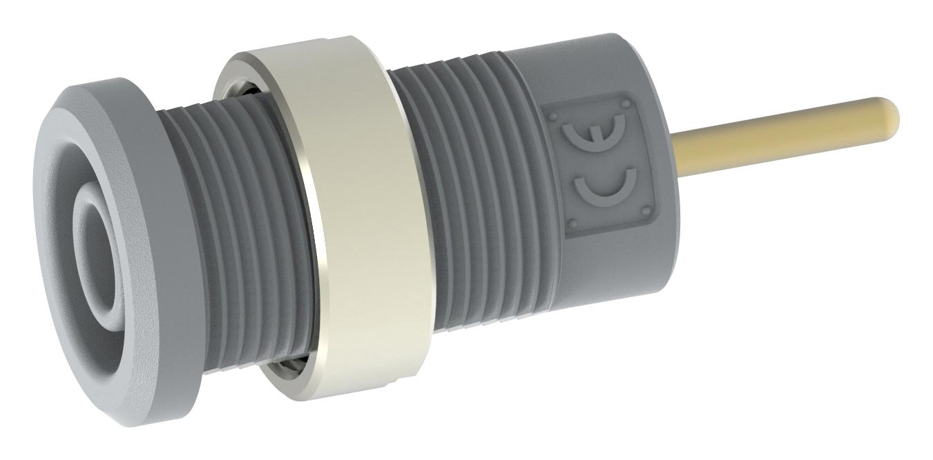 Multicomp Pro 72-14196 Connector, Banana, Jack, 36A, Th, Gry