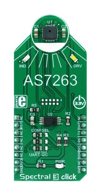 MikroElektronika Mikroe-2961 Spectral 3 Click Board