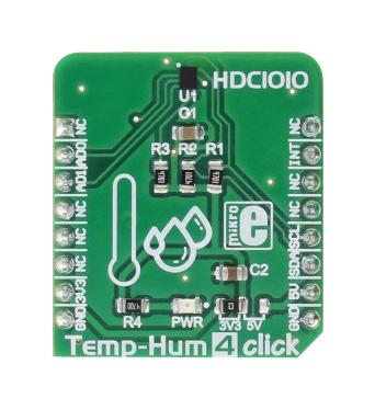 MikroElektronika Mikroe-2938 Temp-Hum 4 Click Board