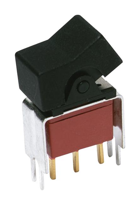 C&k Components E101J1V3Be2 Rocker Switch, Spdt, 0.4Va, 20V, Black