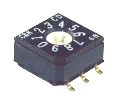 C&k Components Cd08Rm0Sb Rotary Coded Switch, Bcd, 8Pos, Smd