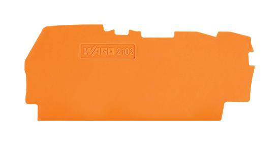 WAGO 2102-1392 End & Intermediate Plate, Terminal Block