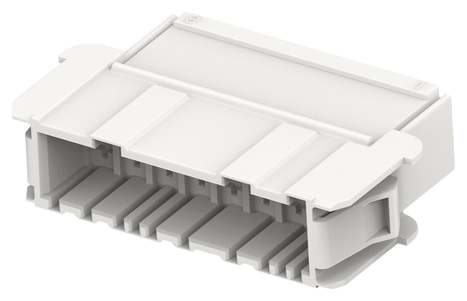 Te Connectivity/partner Stock 293043-1 Plug Housing, 8Pos, Pa 6, Natural