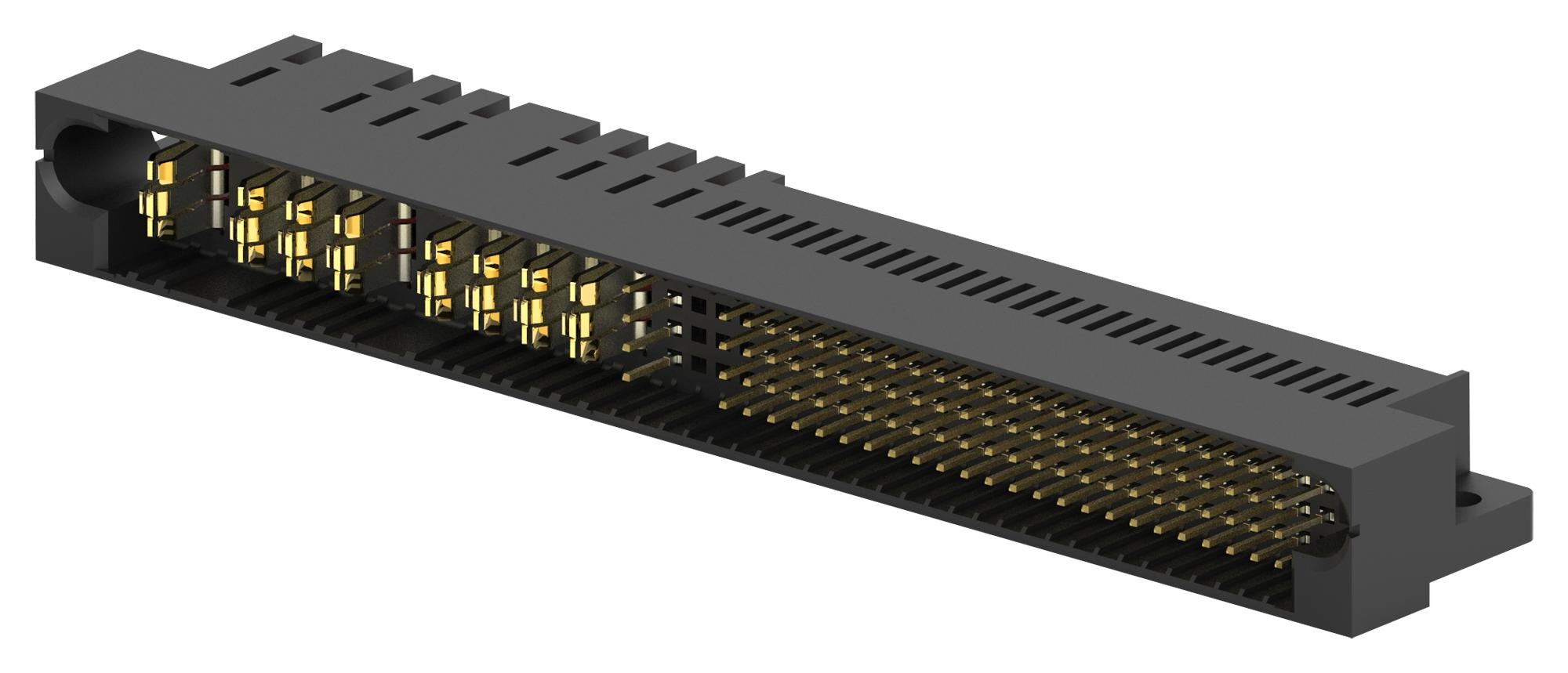 Te Connectivity/partner Stock 1892222-7 Backplane Conn, Plug, 120Pos, Tht