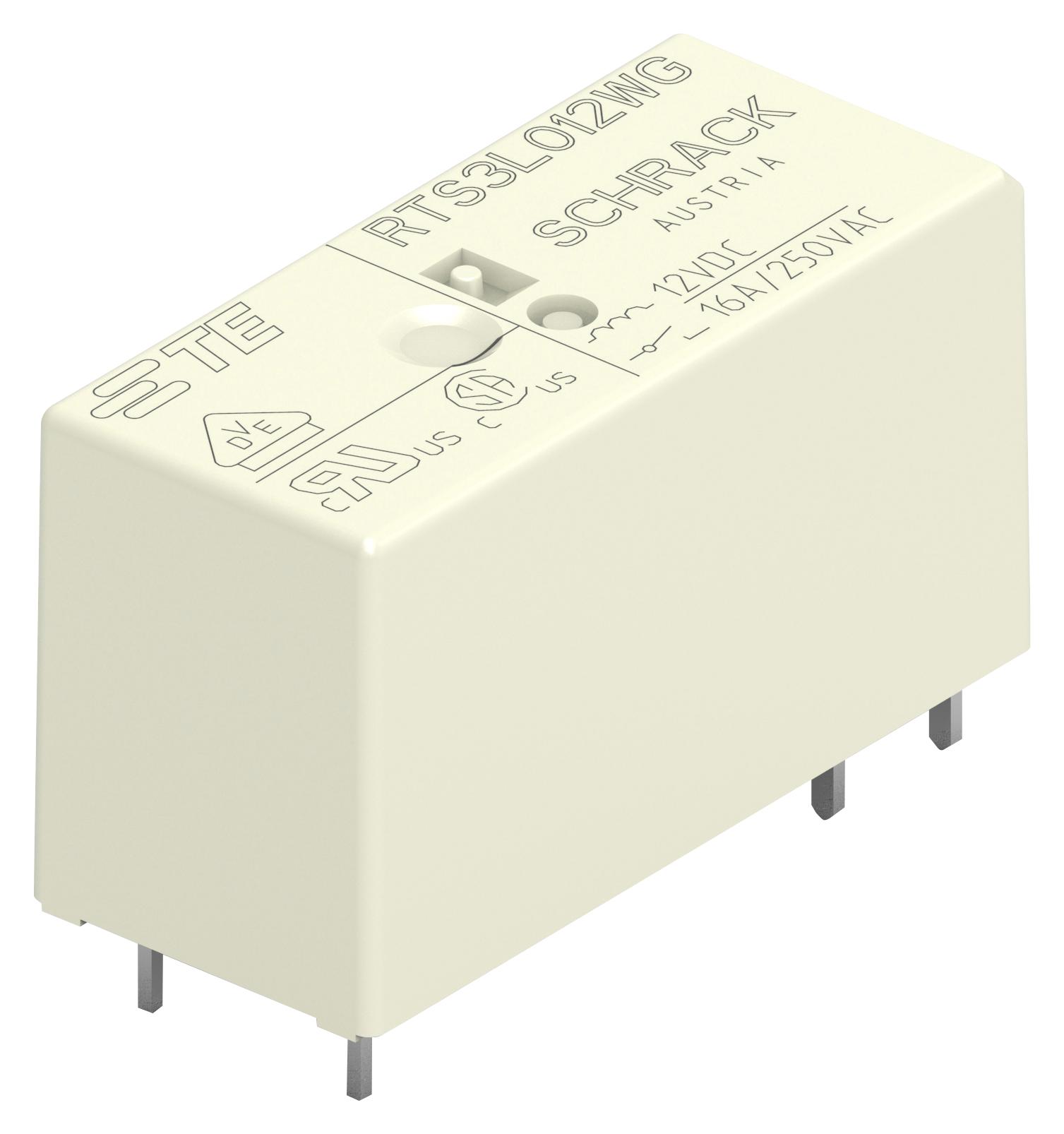 Te Connectivity/partner Stock 2-1415898-7 Power Relay, Spst-No, 16A, 12Vdc, Tht