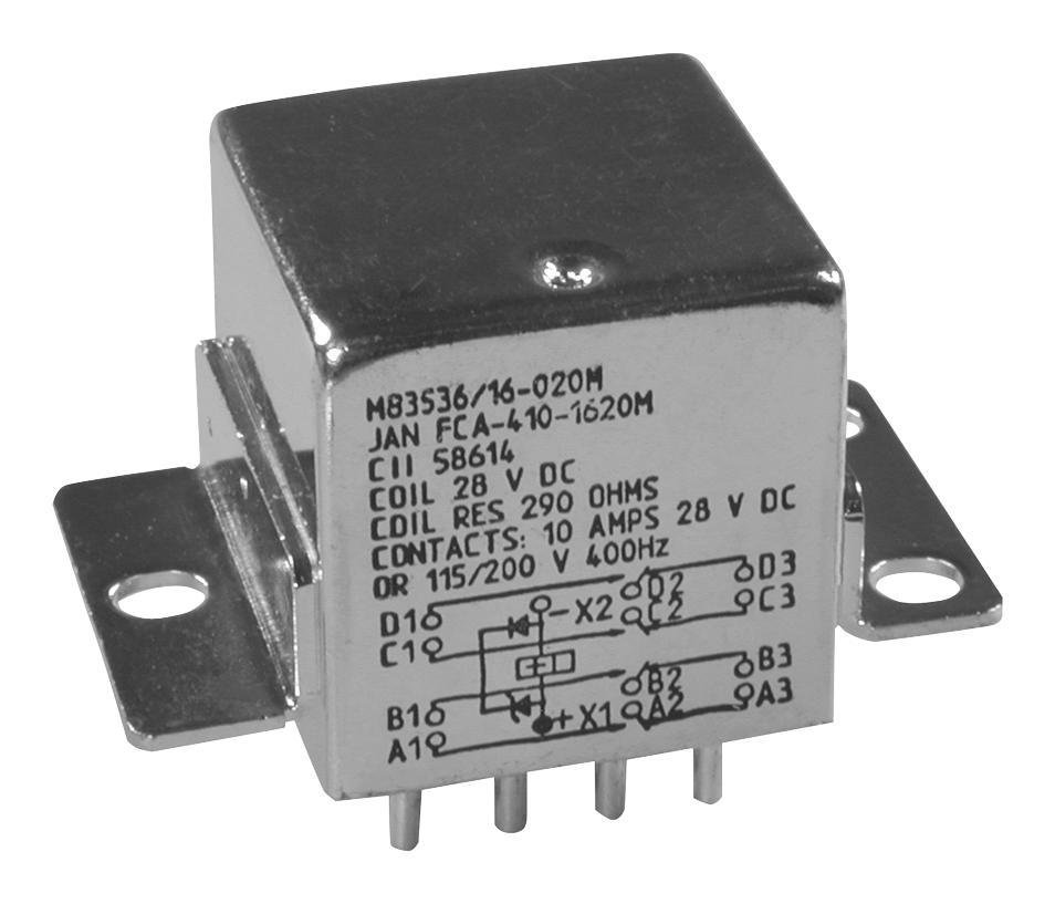 Te Connectivity/partner Stock 1-1617076-9 Power Relay, 4Pdt, 2 A, 26.5Vdc, Tht