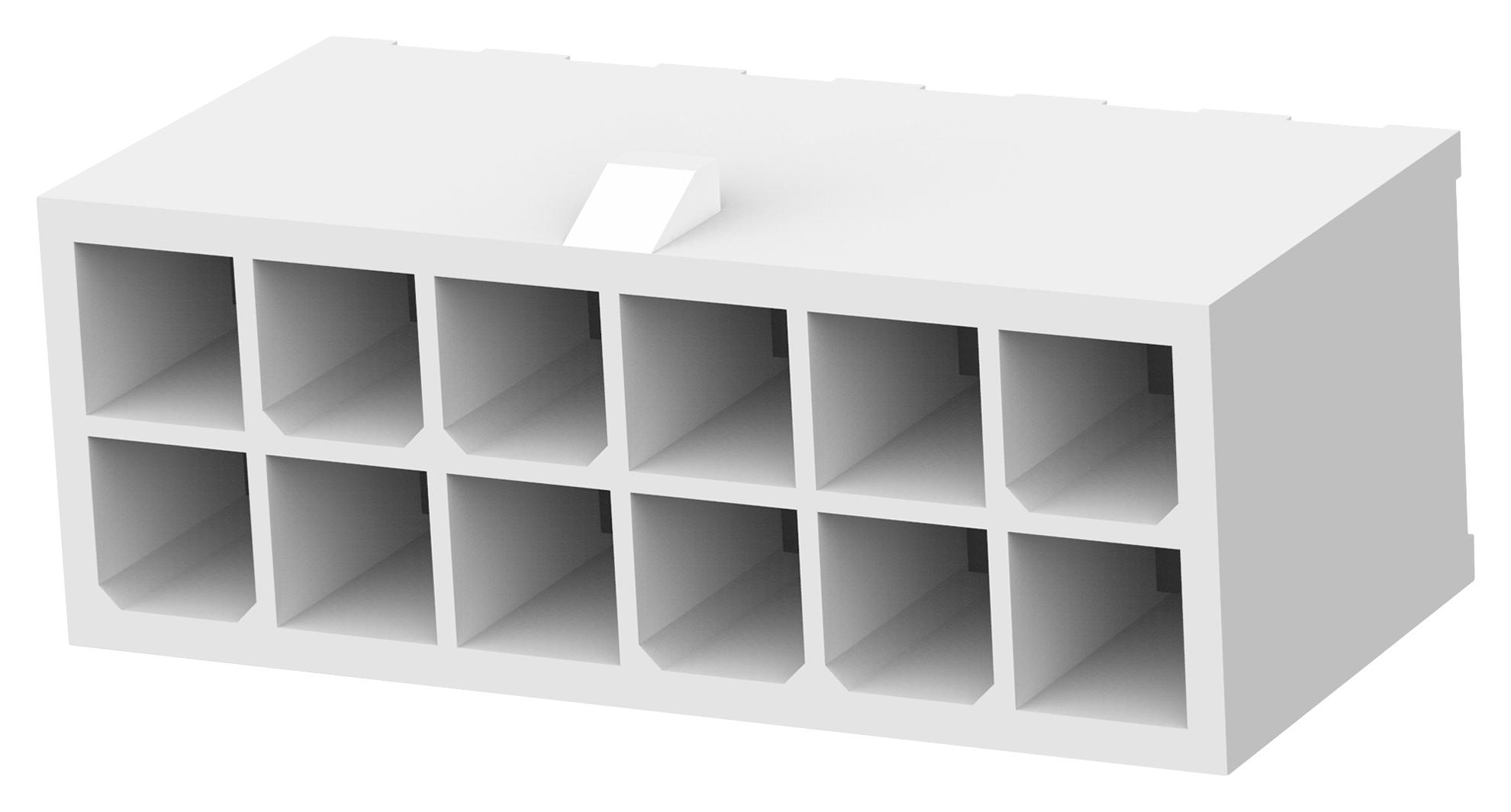 Te Connectivity/partner Stock 1-1586038-2 Connector, Header, 12Pos, 2Row, 4.2mm