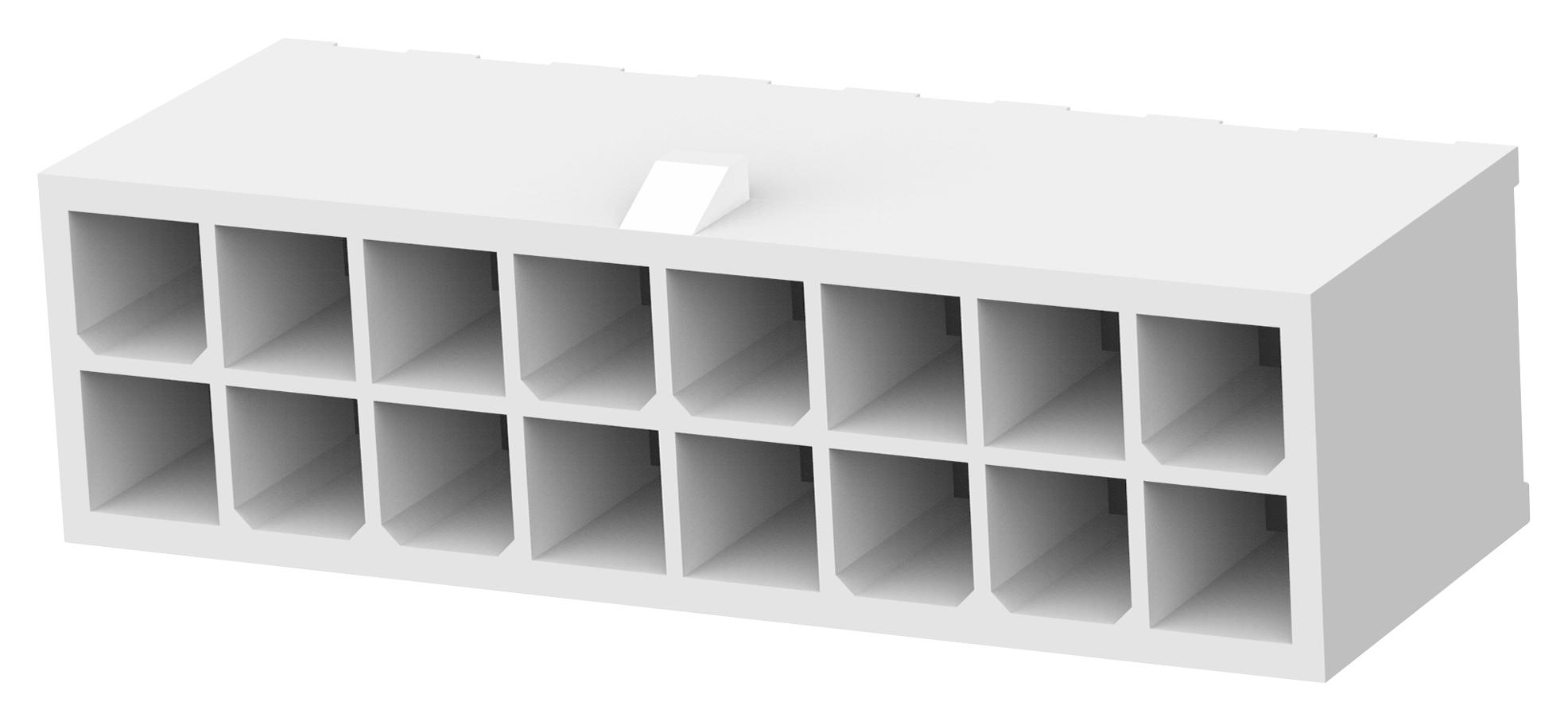 Te Connectivity/partner Stock 1-1586038-6 Connector, Header, 16Pos, 2Row, 4.2mm