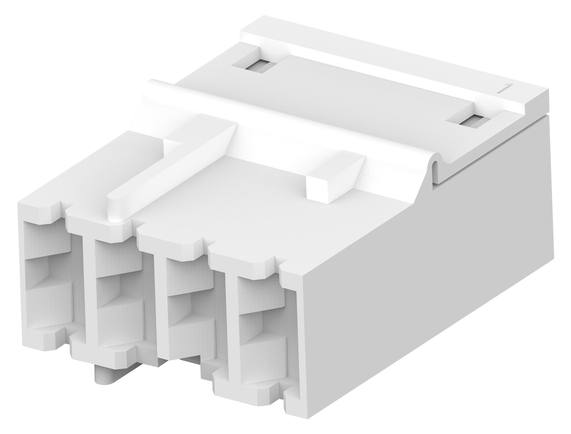 Te Connectivity/partner Stock 1241981-4 Conn Housing, Rcpt, 4Pos, 1Row, 5mm