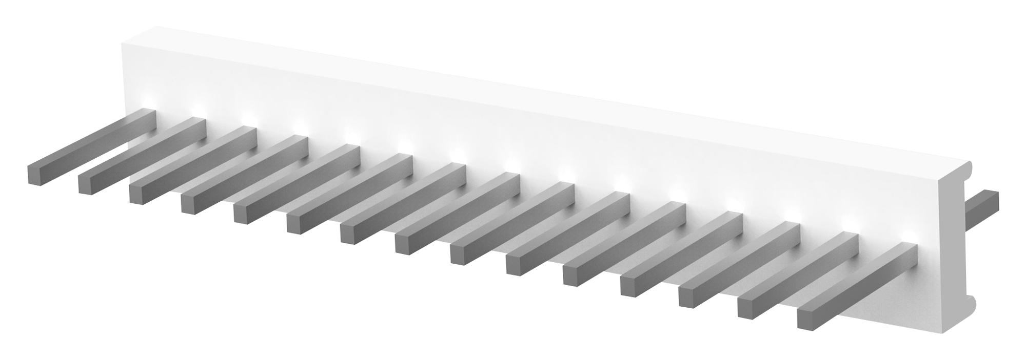 Te Connectivity/partner Stock 1-640452-5 Connector, Header, 15Pos, 1Row, 2.54mm