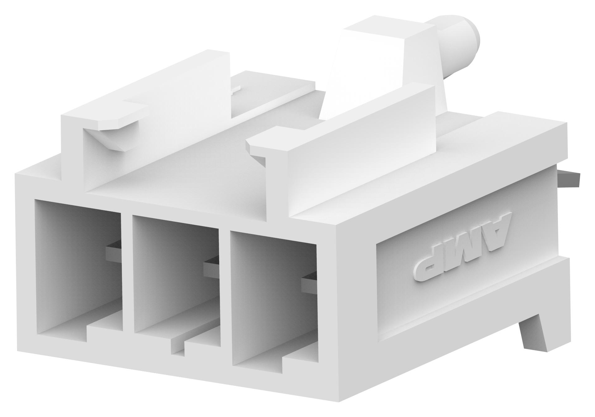 Te Connectivity/partner Stock 179839-1 Connector, Header, 3Pos, 1Row, 3.96mm