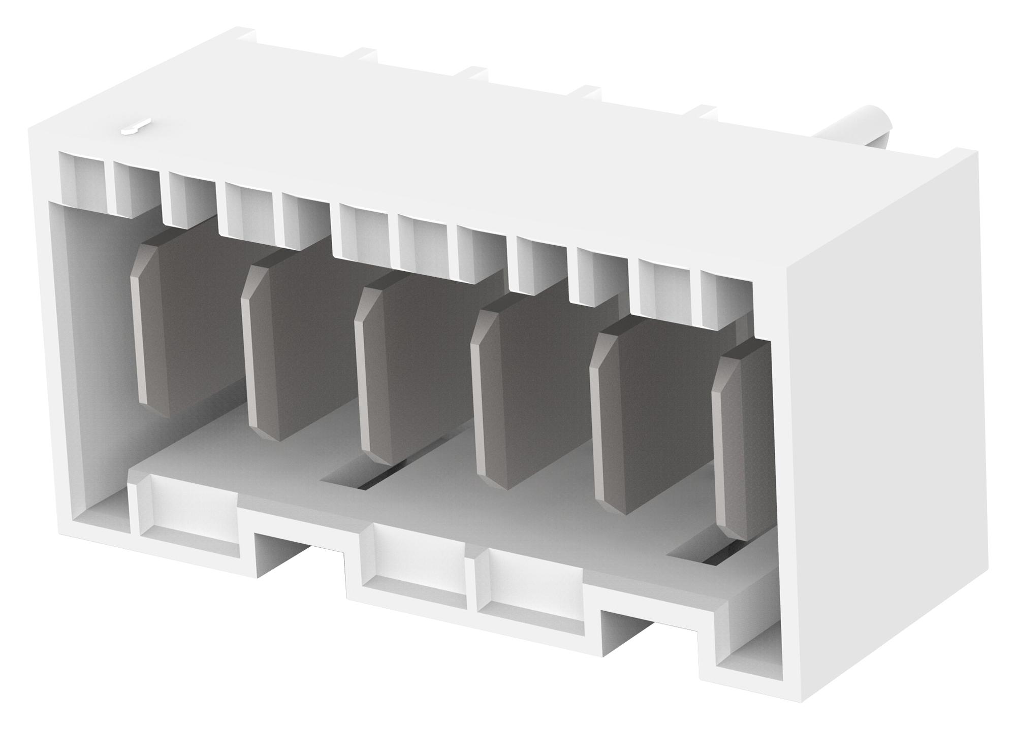 Te Connectivity/partner Stock 2-1971846-6 Connector, Header, 6Pos, 1Row, 5mm