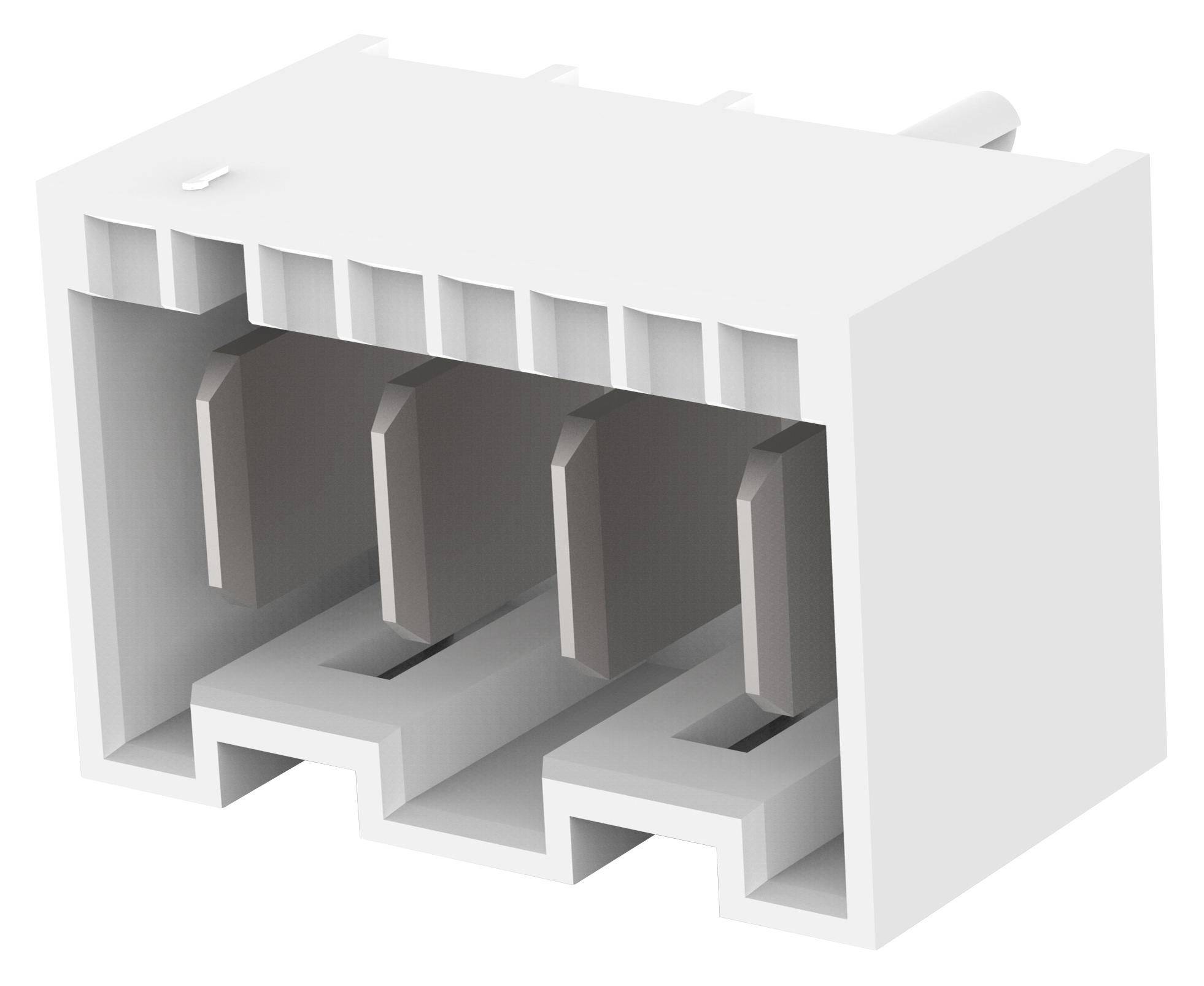 Te Connectivity/partner Stock 2-1971896-4 Connector, Header, 4Pos, 1Row, 5mm