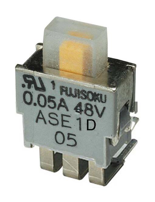 NIDEC Components Ase1D-6M-10-Z Slide Switch, Spdt, 0.05A, 60V, Th