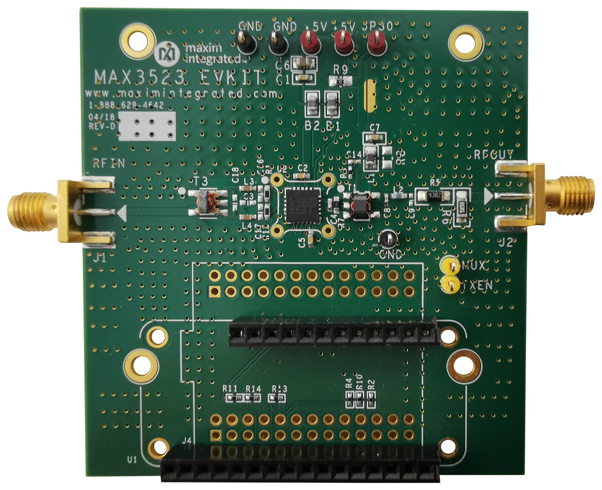 Analog Devices Max3523Evkit# Eval Kit, Programmable Gain Amplifier