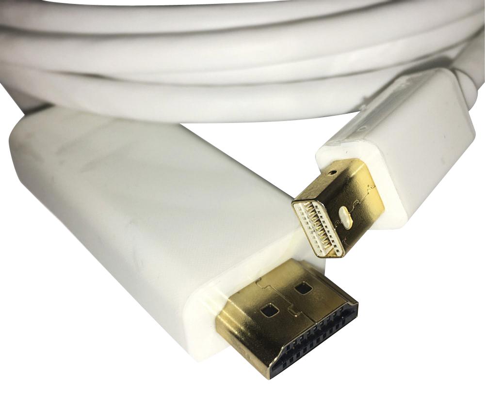 Videk 2414-3 Cable, Mini Displayport-Hdmi Plug, 3M