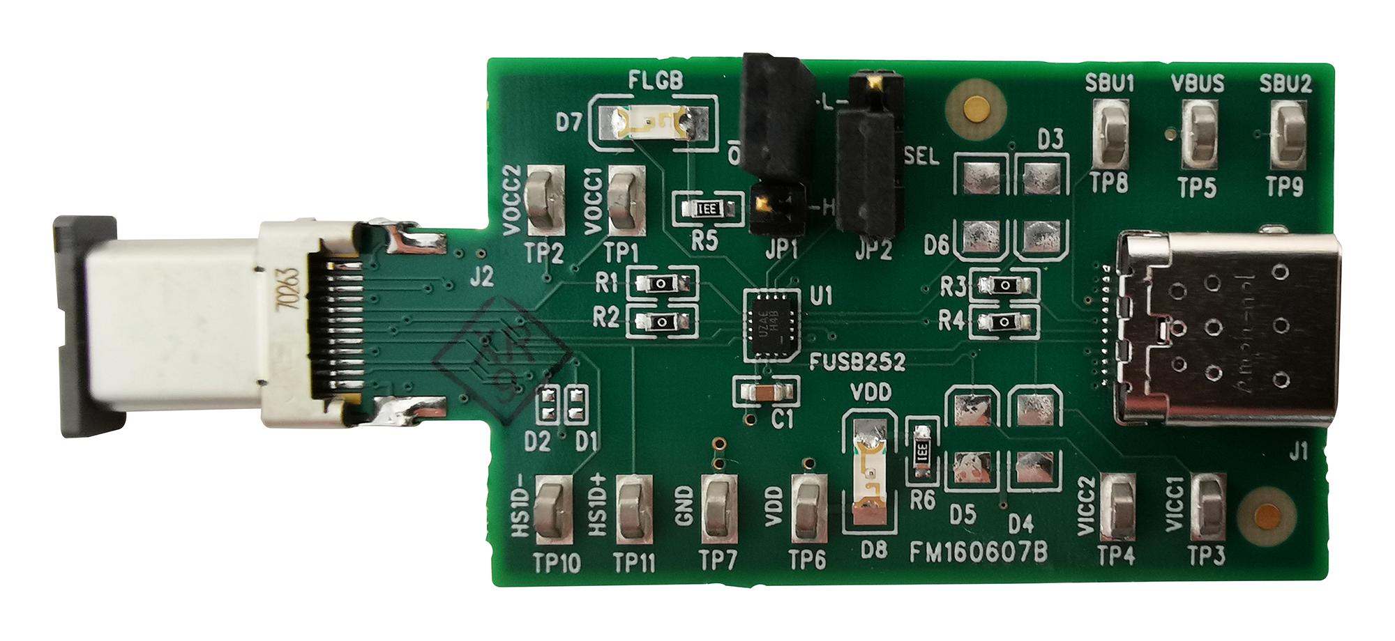 Onsemi Fusb252Gevb Eval Board, Usb Type-C Port Controller