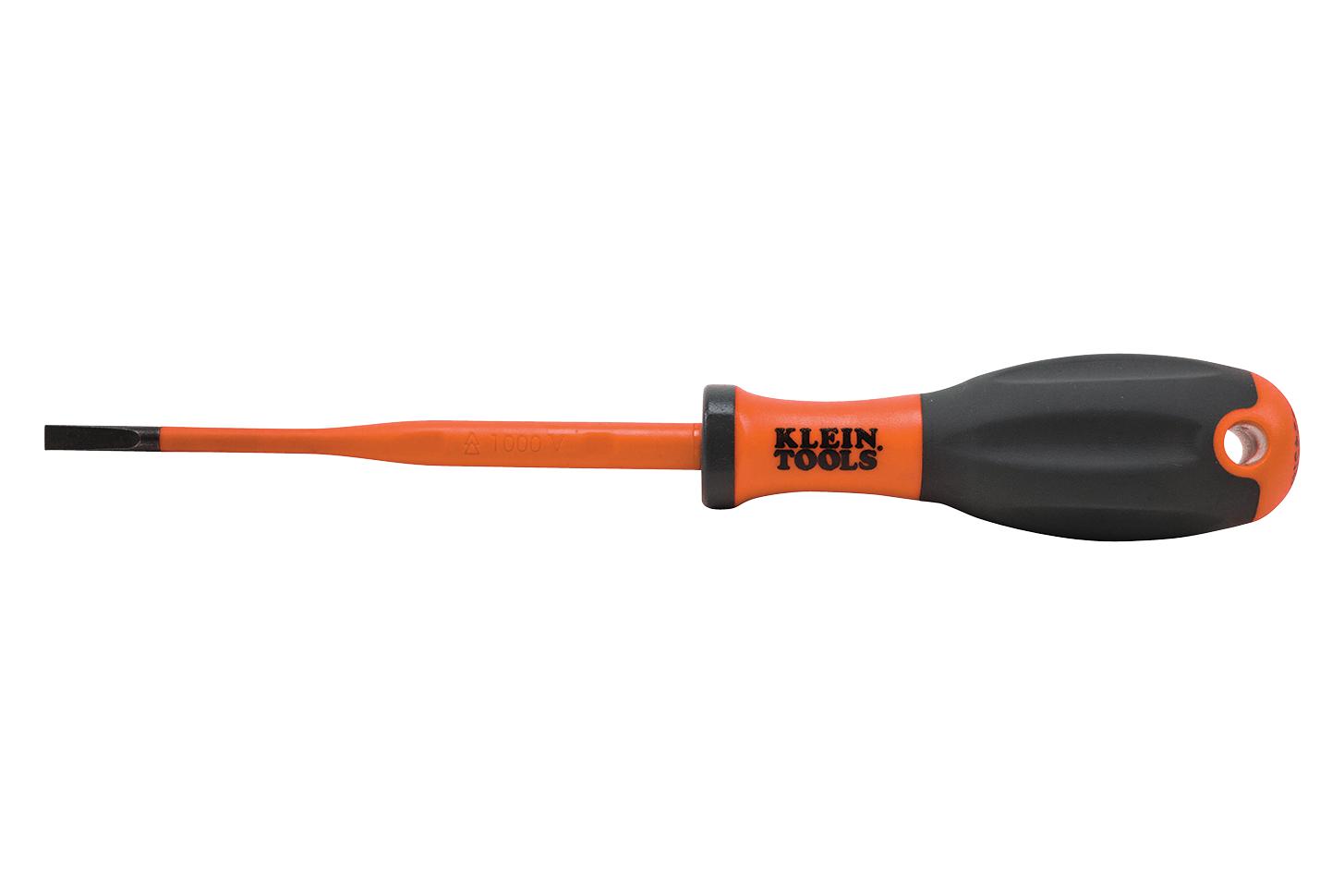 Klein Tools 32243Ins Slotted Screwdriver, 4mm, 190mm