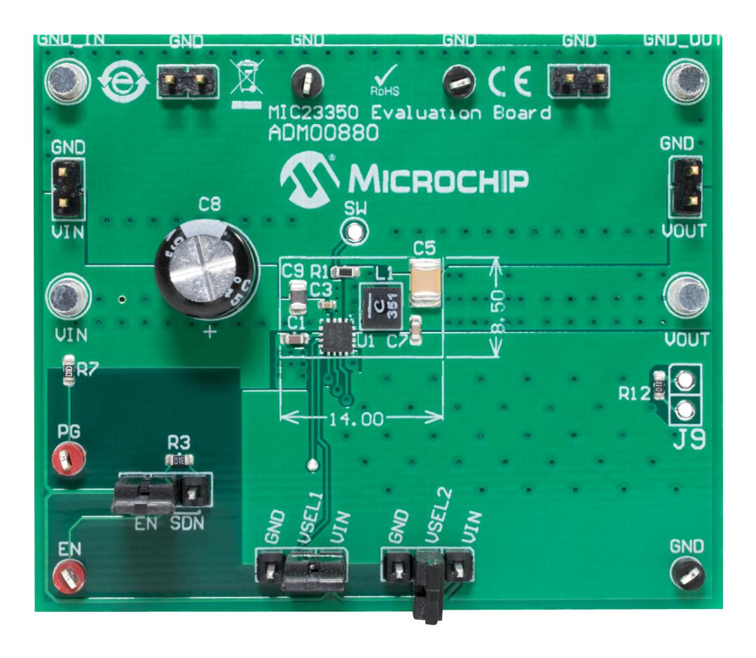 Microchip Technology Technology Adm00880 Eval Board, 3A Sync Buck Regulator