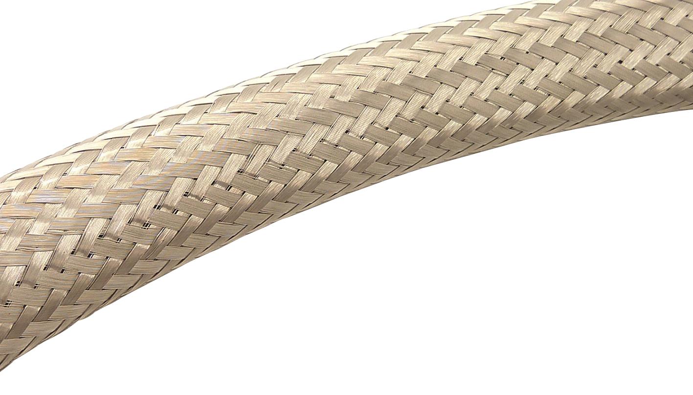 Alpha Wire Pf-200-3 Na008 Cbl Sleeve, Braided, 7.62M Lg, Natural