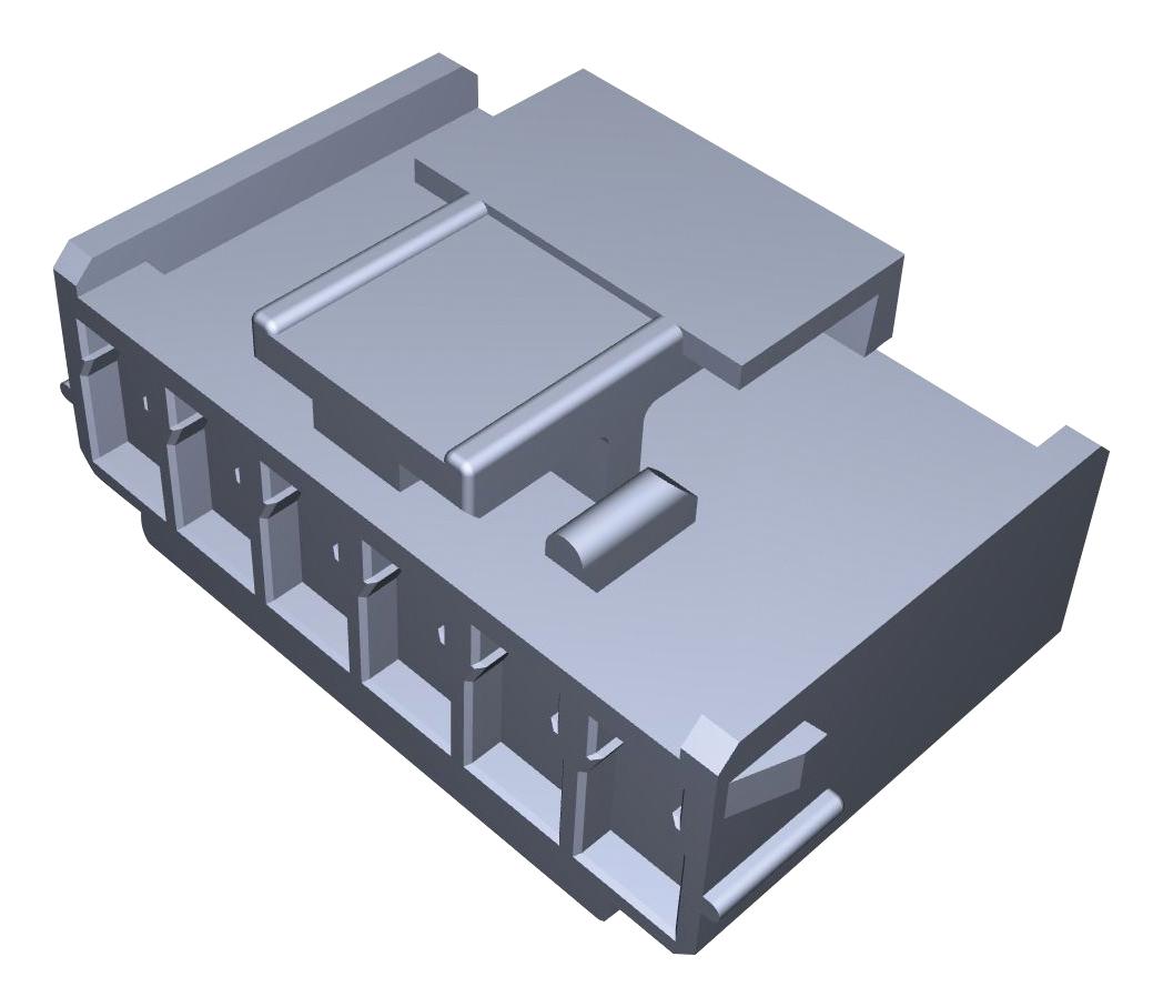 Molex 51163-0600 Connector Housing, Rcpt, 6Pos, 2.5mm