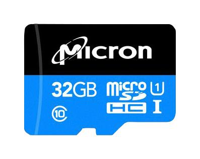 Micron Technology Technology Mtsd032Ahc6Ms-1Wt Flash Memory Card, 32Gb