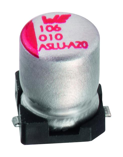 WÃ¼rth Elektronik 865090368008 Capacitor, 10Uf, 16Vdc, Alum Elect, Smd