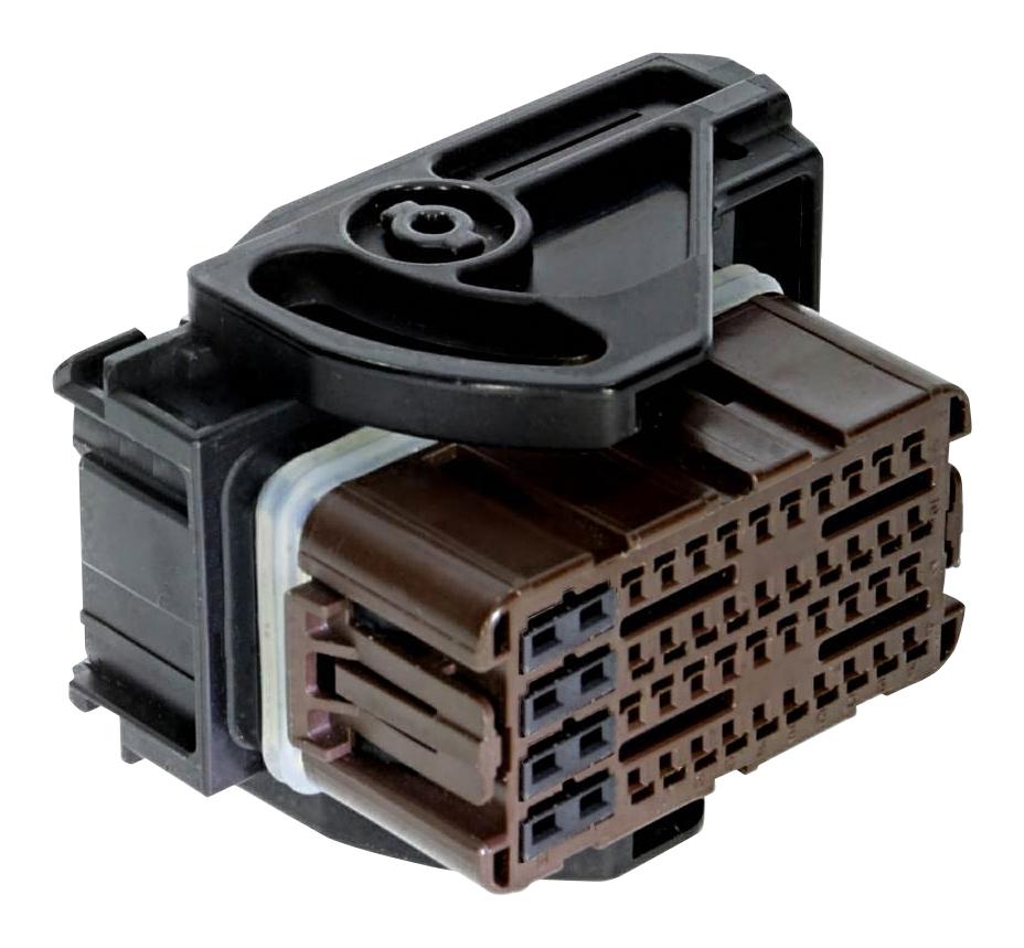 Aptiv/delphi 33500420 Rcpt Housing, 48Pos, Pbt Gf, Brown