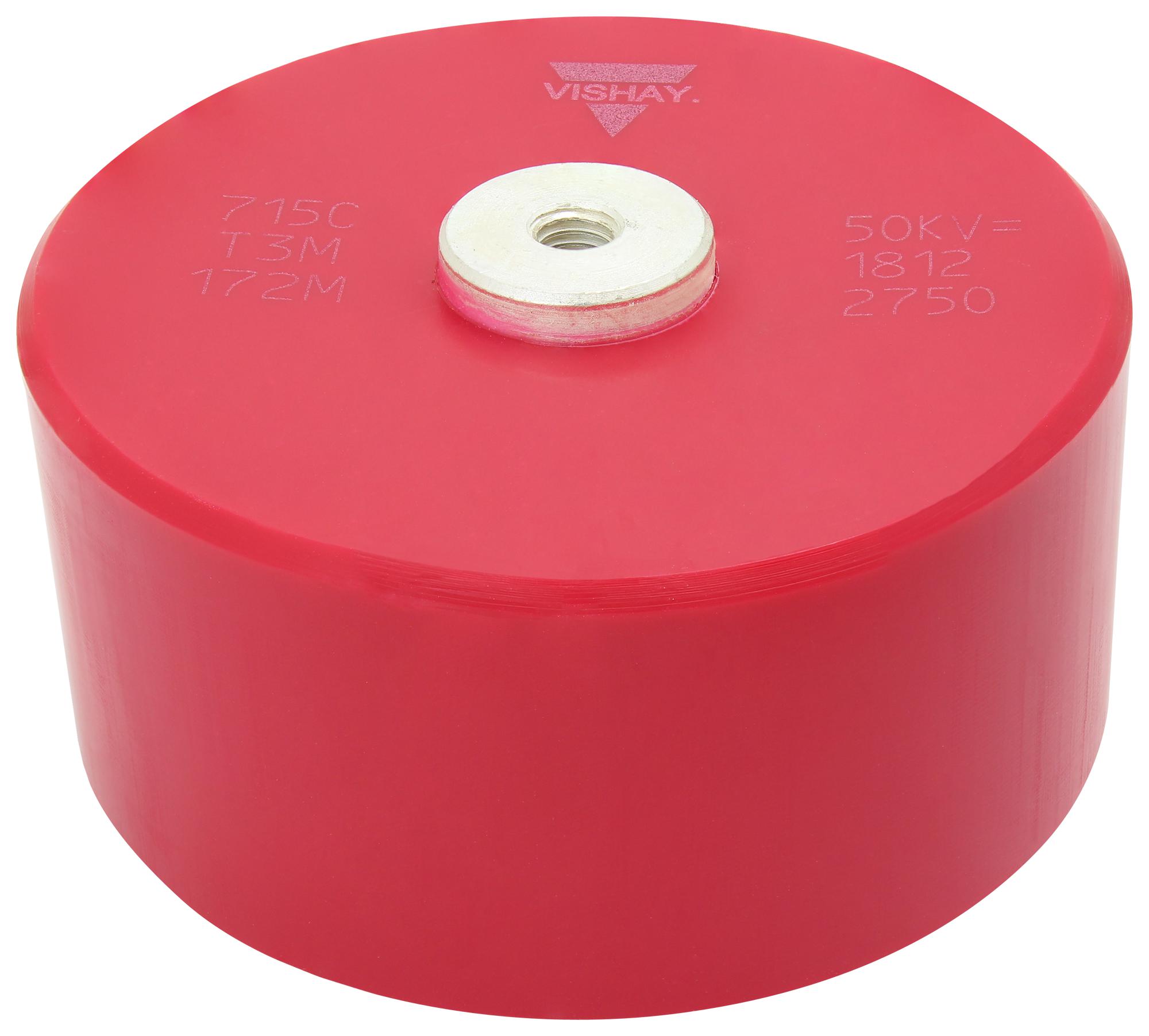 Vishay 715C50Ktd13M5 Capacitor, Disc, N4700, 1300Pf, 50V, Screw