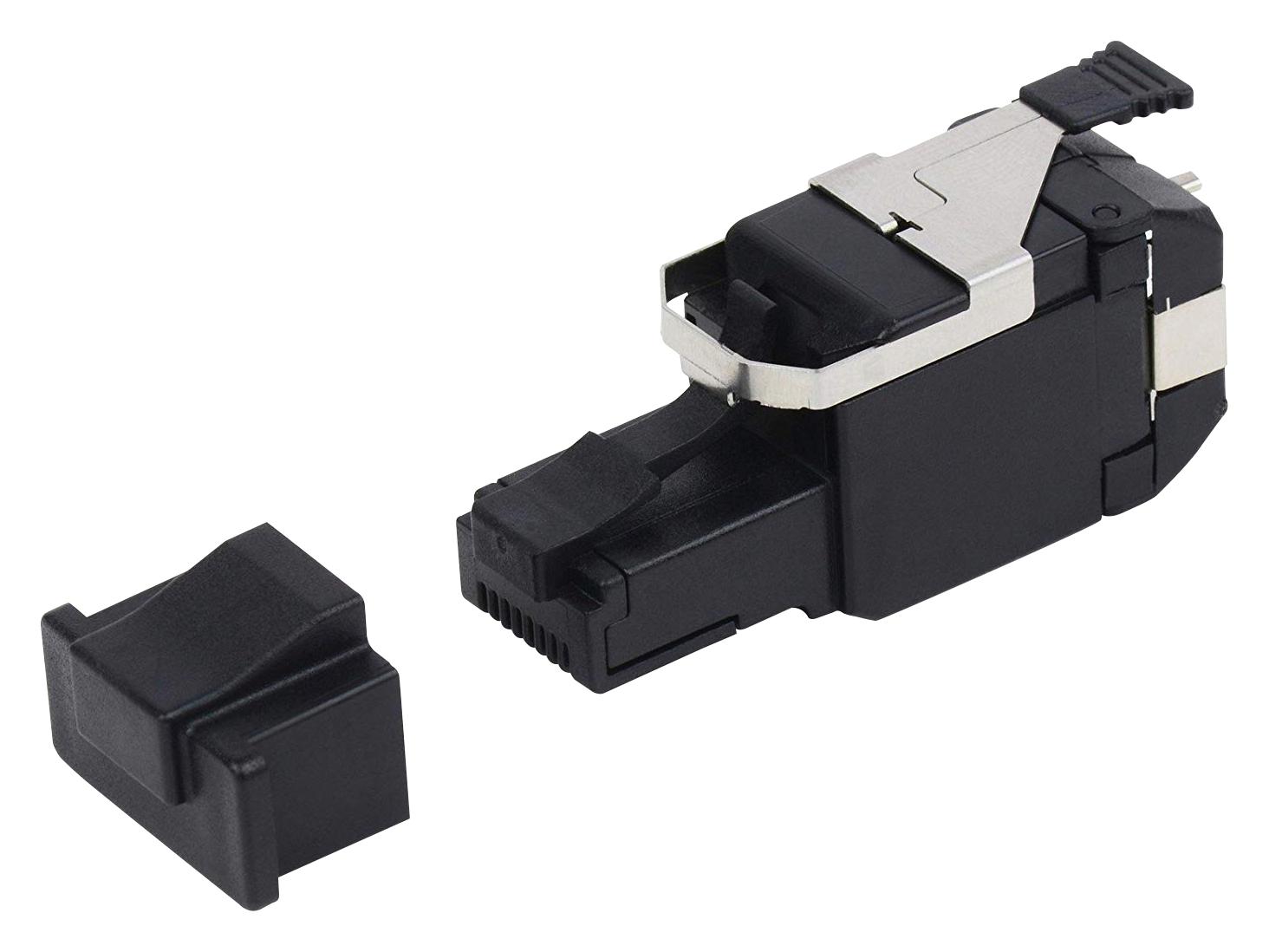 Belden Rvafpubk-S1 Rj45 Connector, Plug, 8P8C, 1Port, Cat6A