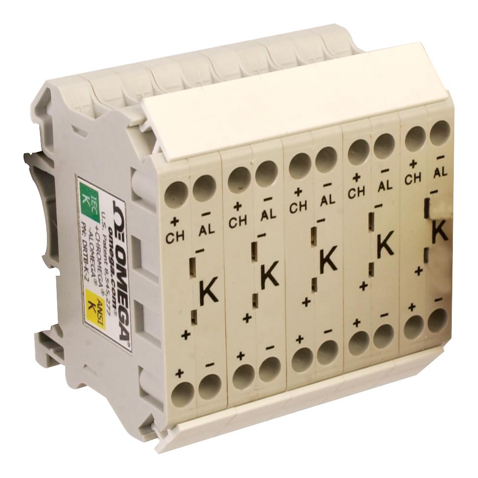 Omega Drtb-J-2, Terminal Block, Dinrail, 14Awg