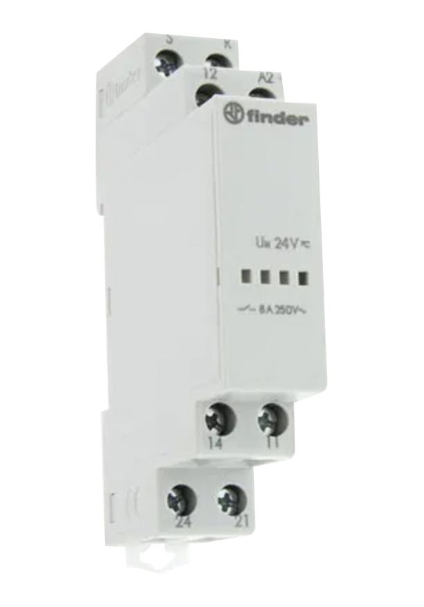 Finder Relays Relays 131200240000 Power Relay, Spst/spdt, 24Vac, Din Rail