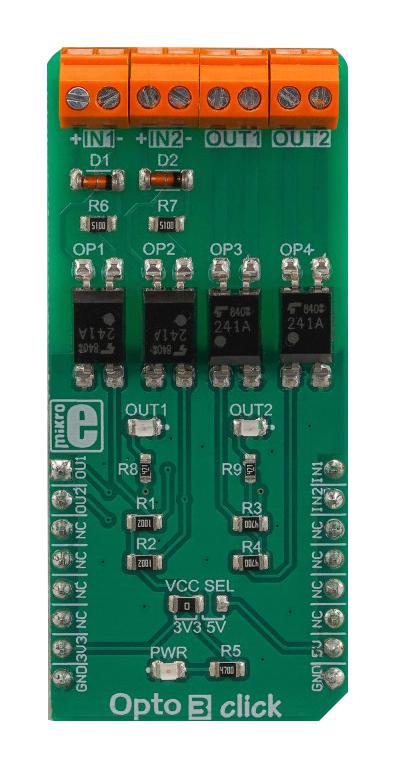 MikroElektronika Mikroe-3319 Opto 3 Click Board