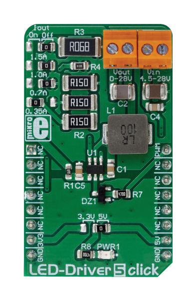 MikroElektronika Mikroe-3297 Led Driver 5 Click Board