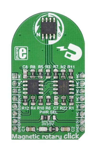 MikroElektronika Mikroe-3275 Magnetic Rotary Click Board