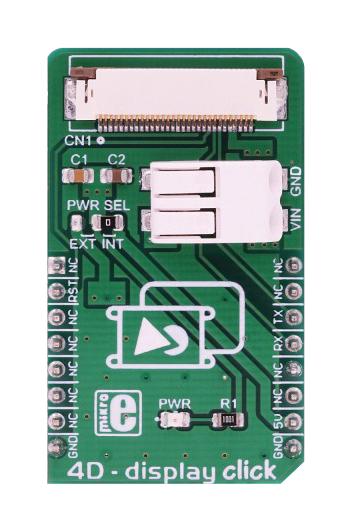 MikroElektronika Mikroe-3044 4D-Display Click Board