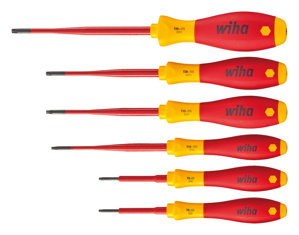 Wiha 36558 Screwdriver Set, 6Pc