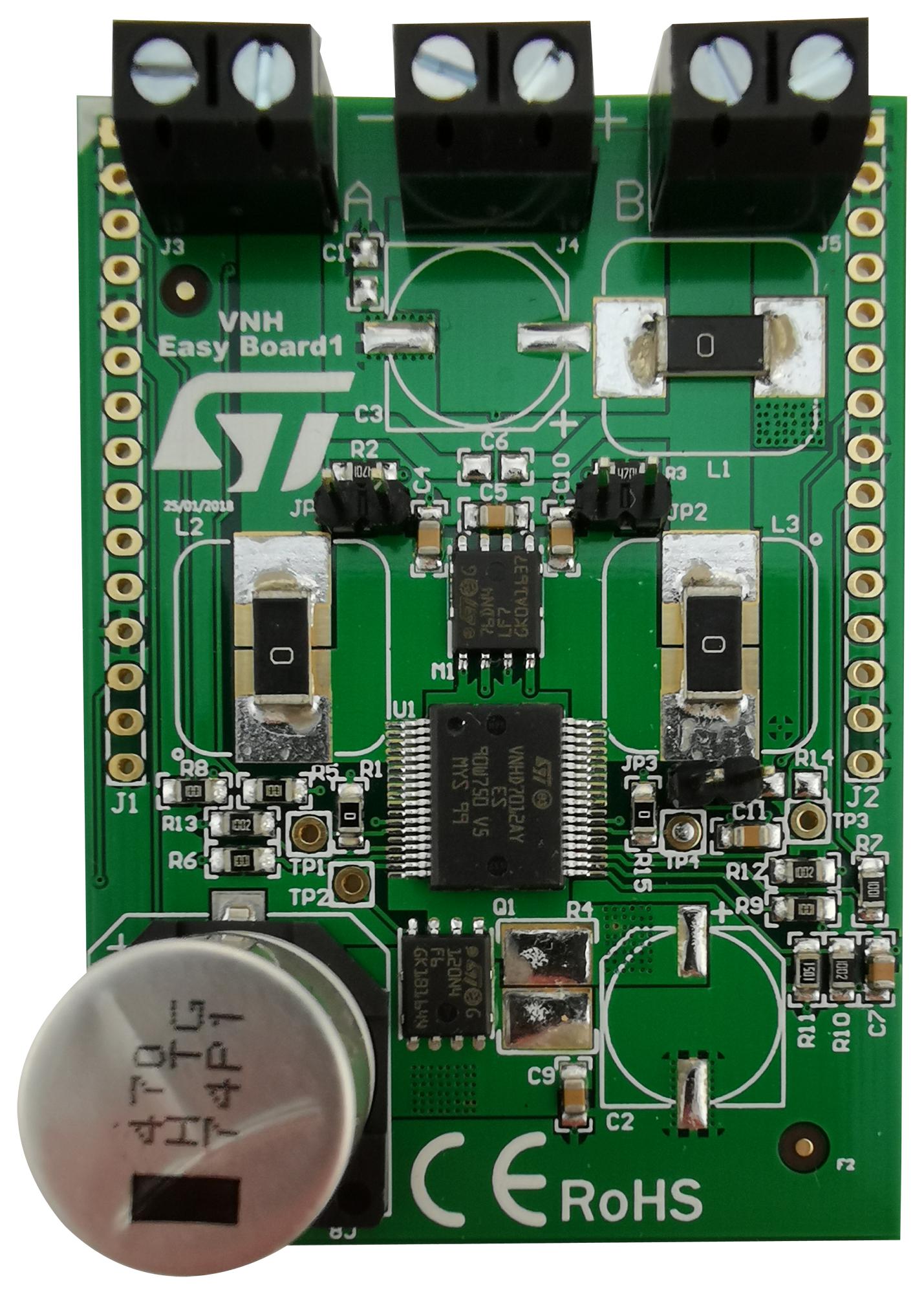 STMicroelectronics Ev-Vnhd7012Ay Eval Board, H-Bridge Dc Motor Driver