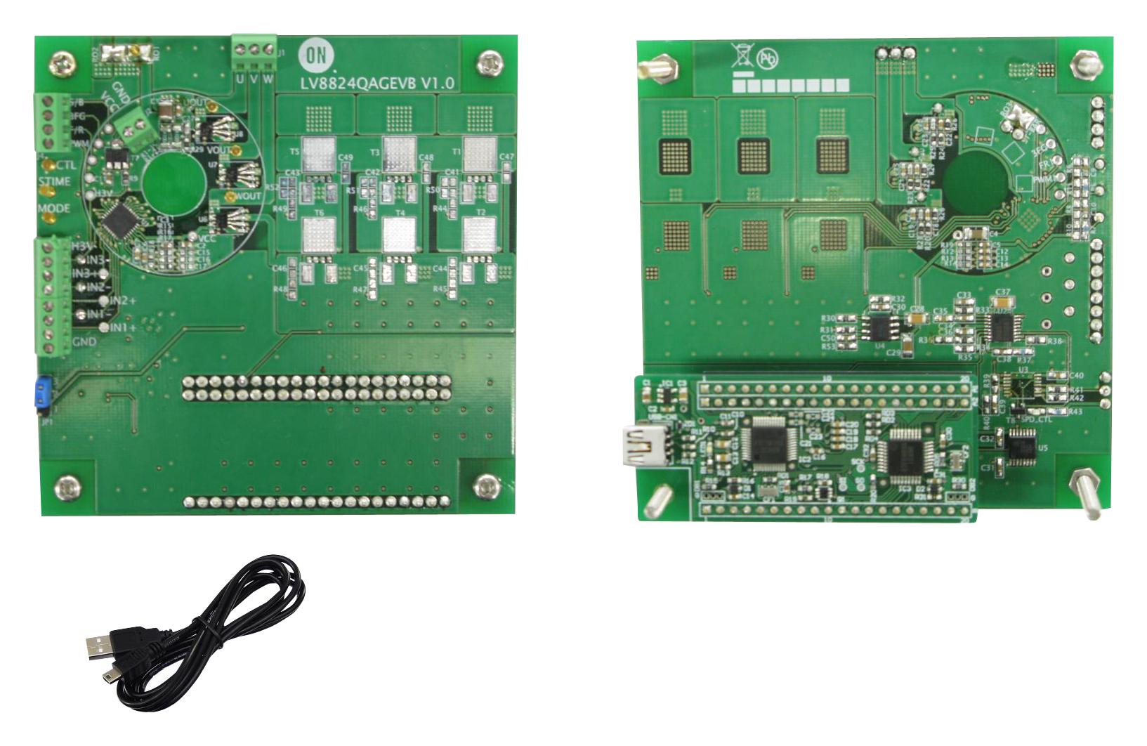 Onsemi Lv8824Qagevk Eval Kit, 3-Phase Bldc Driver