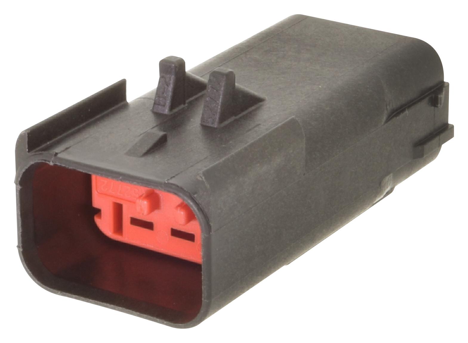 Aptiv/delphi 33500104 Plug Housing, 6Pos, Ip40, Nylon