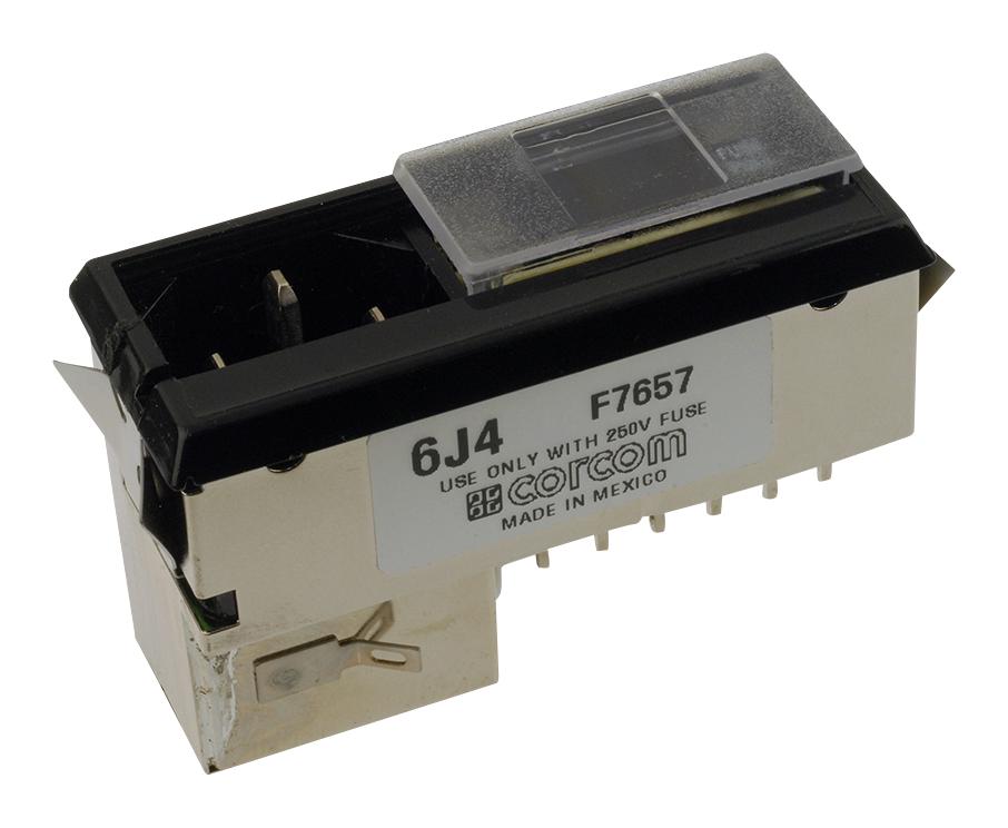 Corcom / Te Connectivity 6J4 Iec Filter, General Purpose, 6A, 250Vac