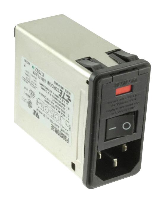 Corcom / Te Connectivity Ps0S0Dm3E Iec Filter, Standard, 3A, 250Vac, Qc