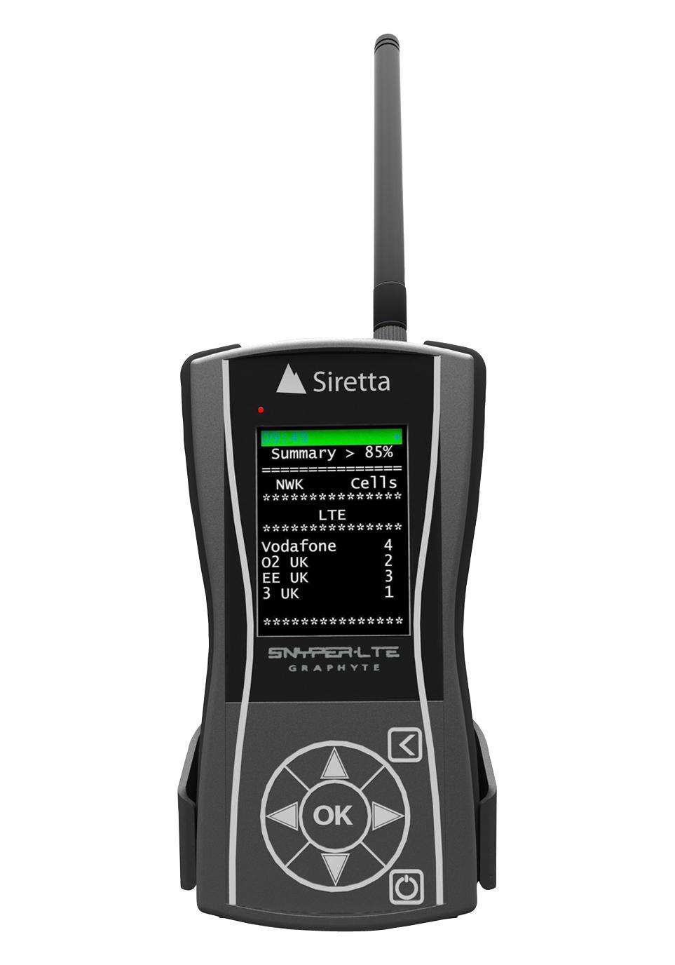 Siretta Snyper-Lte Graphyte (Usa) Premier Cellular Analyser/logger