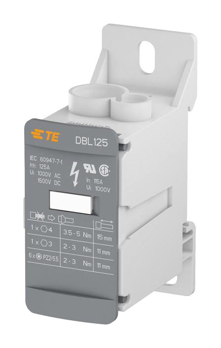 Entrelec TE Connectivity 1Snl312510R0000 Tb, Power Distribution, 1Pole, 2Awg