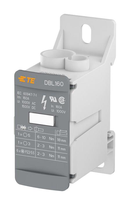 Entrelec TE Connectivity 1Snl316010R0000 Tb, Power Distribution, 1Pole, 00Awg