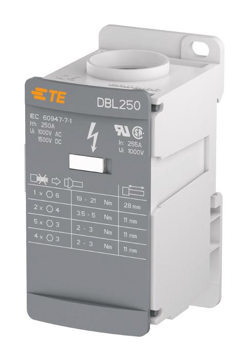 Entrelec TE Connectivity 1Snl325010R0000 Tb, Power Distribution, 1Pole, 000Awg