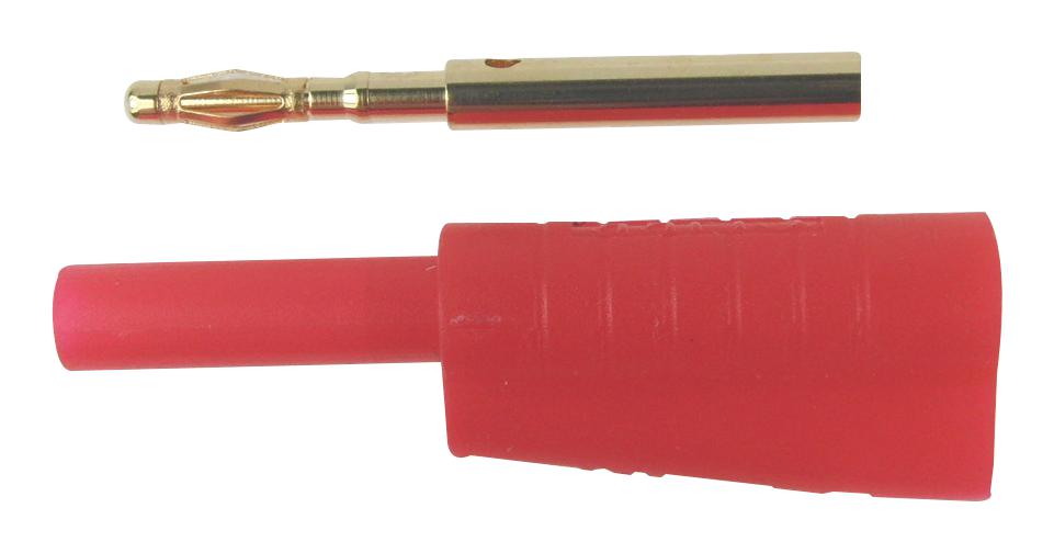 Cliff Electronic Components Fcr7366R Connector, Banana, Plug, 10A, Solder, Red