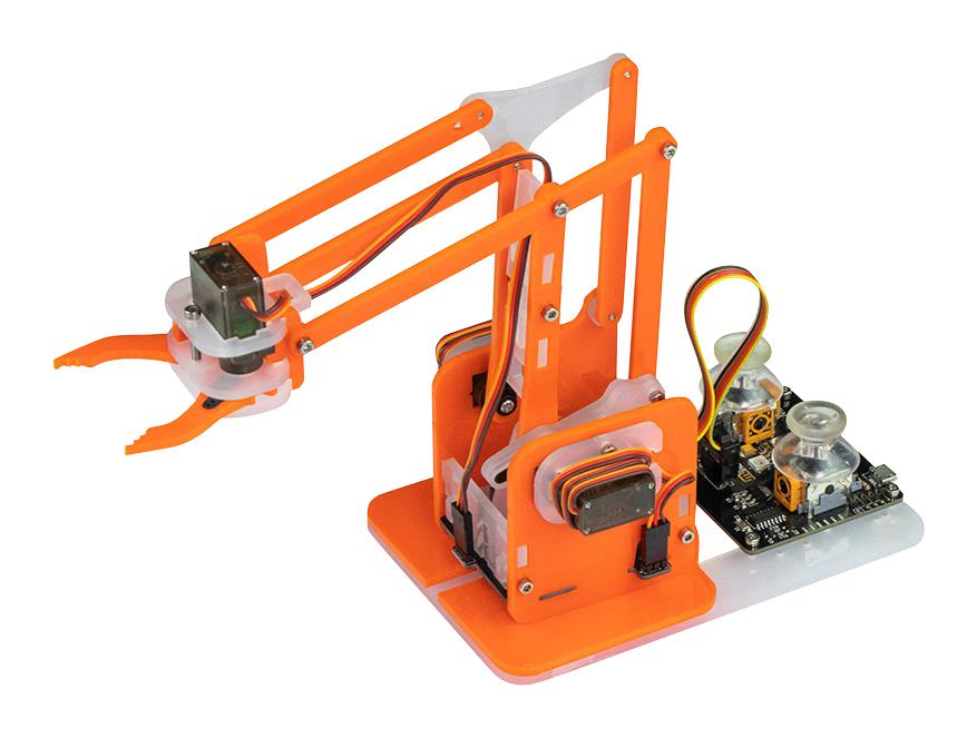 Kitronik 4508 Mearm Robot Kit, Orange, Arduino Board